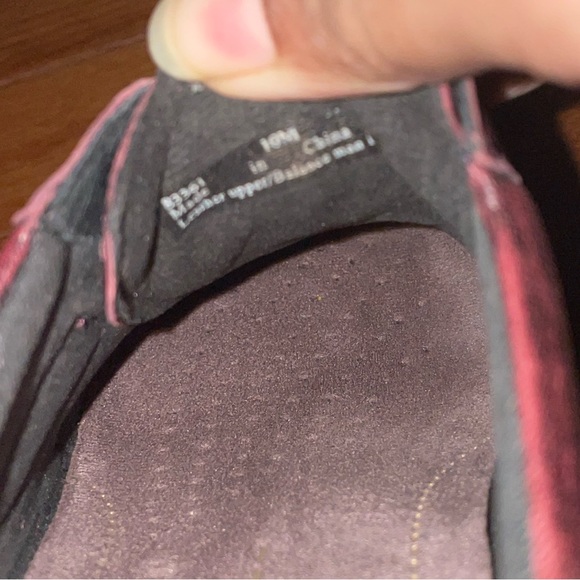 NWOT Clarks Size 10 Shoes Everyday Red Brown Bicycle Toe Showoff Leather - Picture 8 of 8